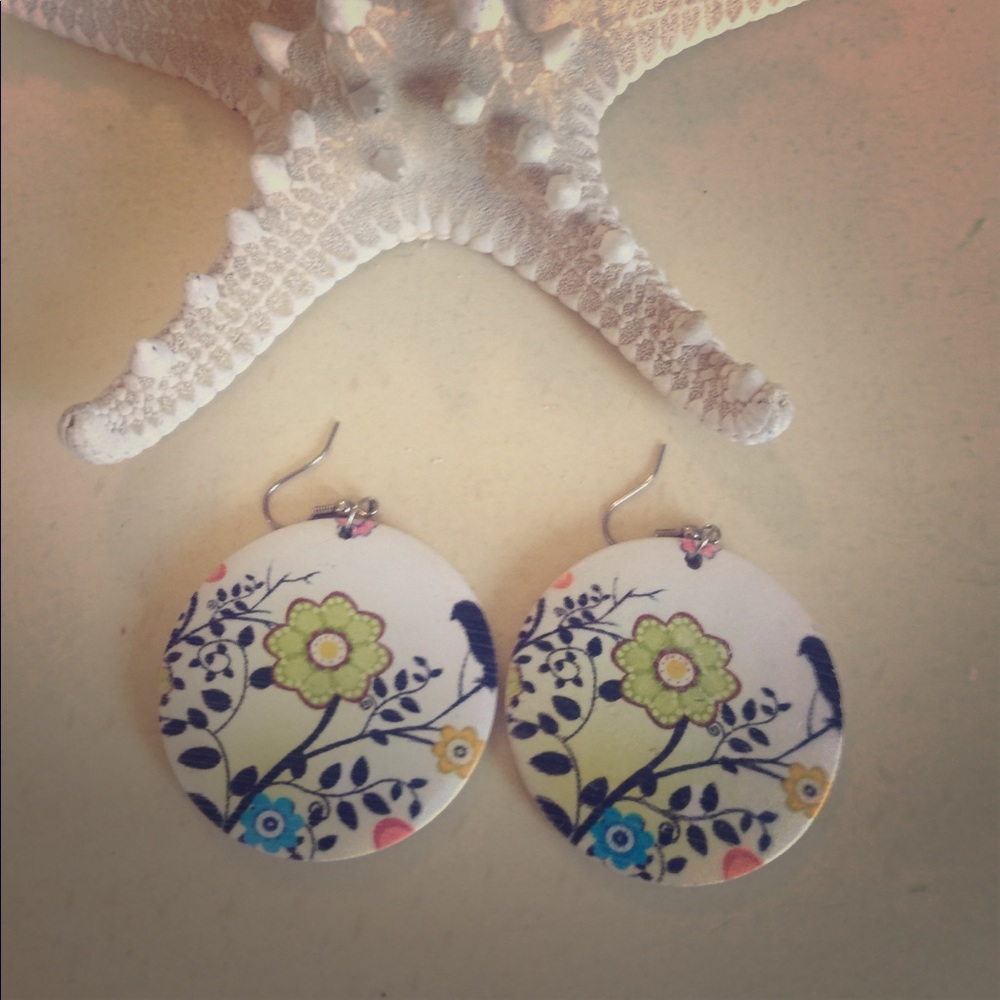 Floral earrings